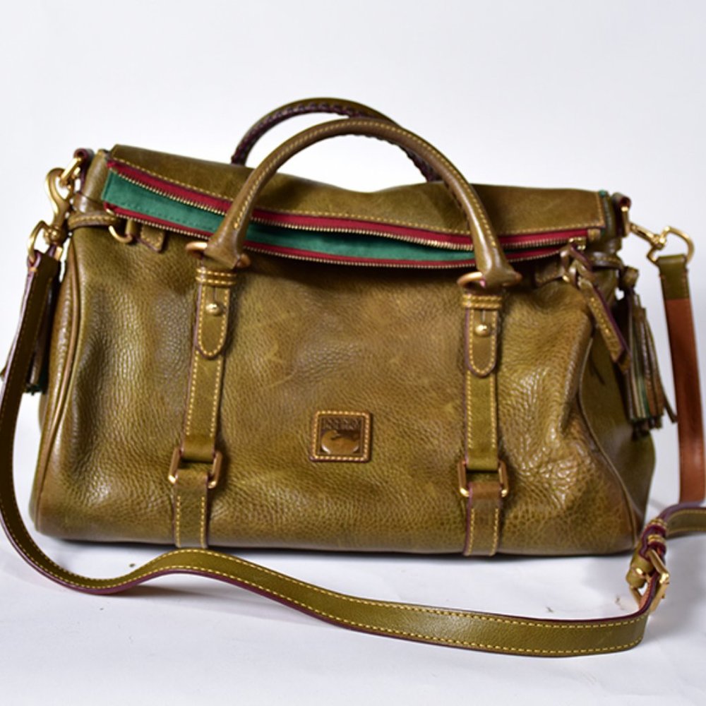 Dooney & Bourke Florentine Satchel  GREEN!